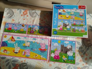 Puzzles Peppa Pig 4 en 1