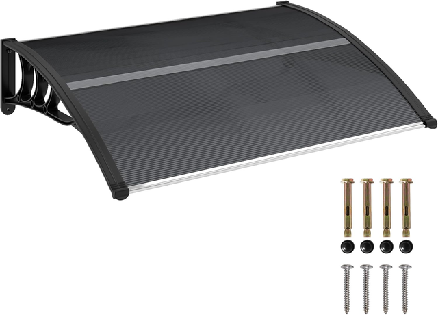 Pensilina Tettoia da Esterno 100x75cm in Policarbo