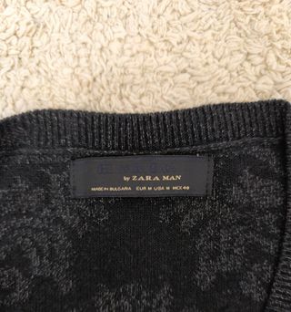 Chaleco Zara Man Negro Talla M