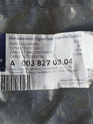 Cavo iPod Originale Mercedes-Benz A 003 827 02 04
