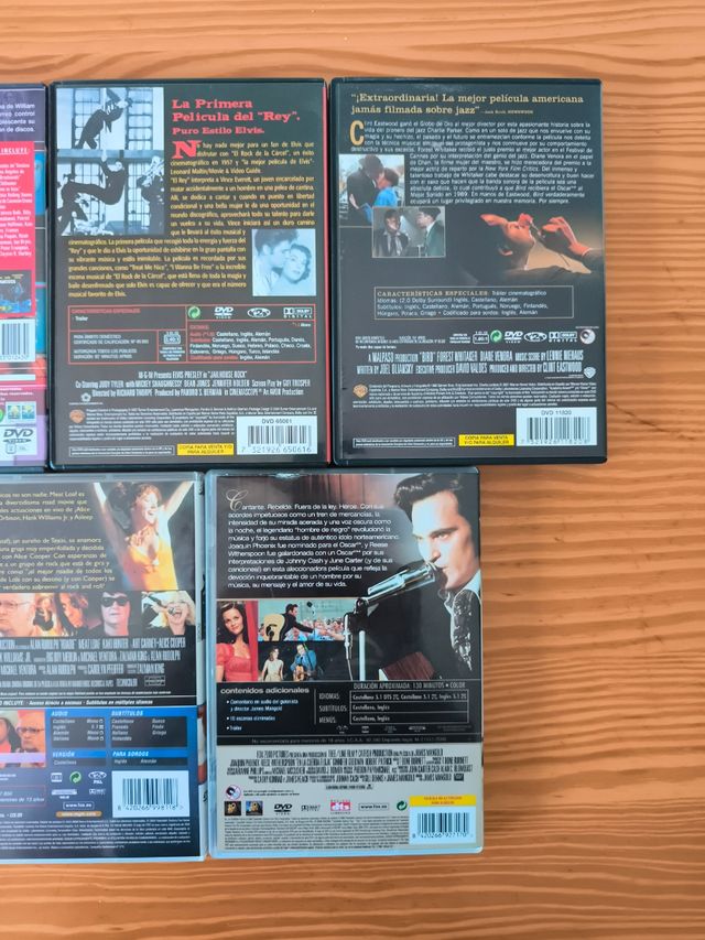 5 DVDs de Cine Musical y Drama