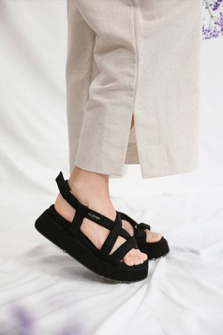 Sandalias Clotsy Corfú Negras