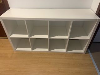 Estantería Ikea Kallax 8 cubos blanca