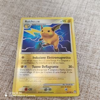 Carta Pokemon Raichu Lv. 40 - Induzione Elettromag