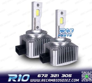 BOMBILLAS LED D1S -CONVIERTE TUS FAROS XENON A LED D1S