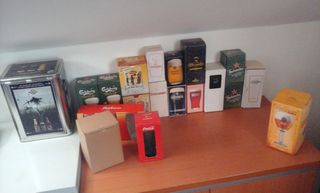 Colección vasos y jarras cerveza