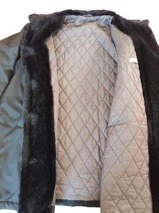 Cappotto imbottito ed antipioggia nero