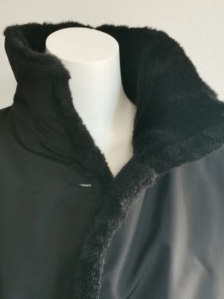 Cappotto imbottito ed antipioggia nero