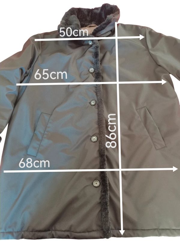 Cappotto imbottito ed antipioggia nero