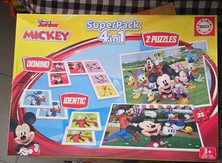Pack 4 en 1 Mickey Mouse Educa