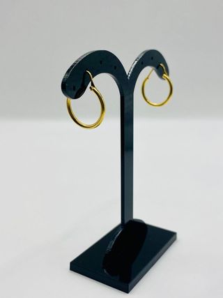 PENDIENTES ARO LISO 18K