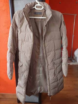 Abrigo plumón beige Easy Wear talla L
