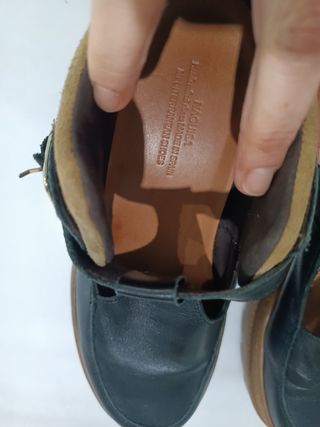 Zapatos Naguisa Talla 38 Negro y Marrón