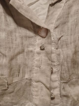 Camicia beige/grigio