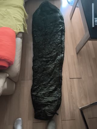 Acampada. Saco de dormir 