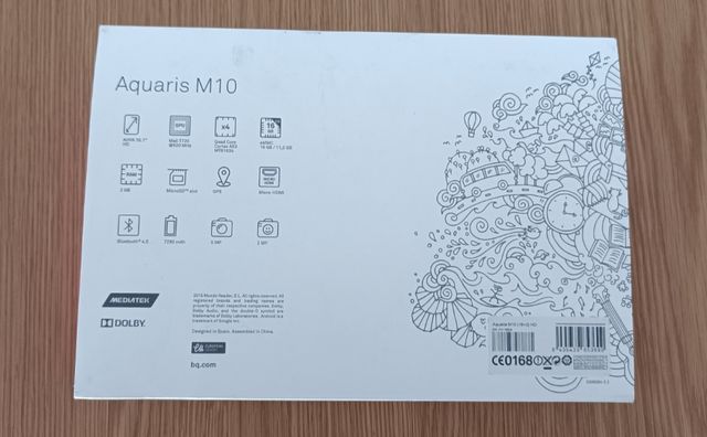 Tablet Aquaris M10 Blanca