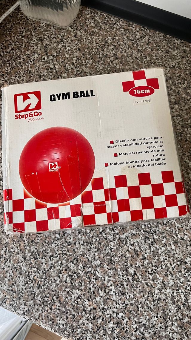 Balón de Gimnasia Step & Go 75cm