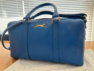 Bolso Piel Bimba y Lola Azul klein+funda