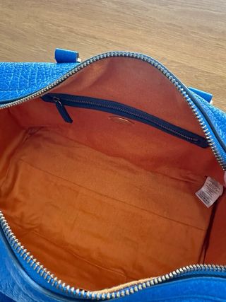 Bolso Piel Bimba y Lola Azul klein+funda