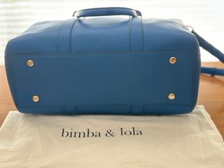 Bolso Piel Bimba y Lola Azul klein+funda