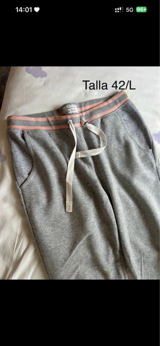 Pantalón de chándal gris Talla 42/L
