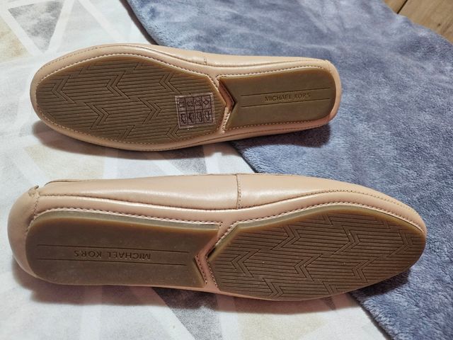 Bailarinas Michael Kors Beige Doradas