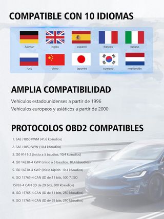 Escáner OBD Nexzcheck para coches