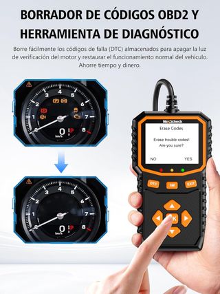 Escáner OBD Nexzcheck para coches
