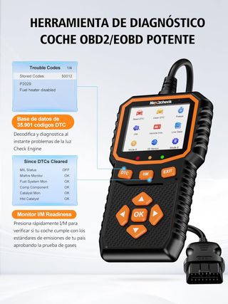 Escáner OBD Nexzcheck para coches