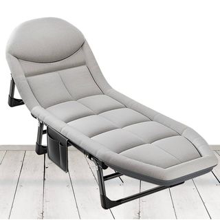 Cama Plegable Camping Gris