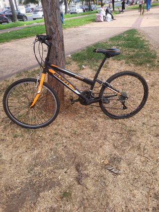 Bicicleta Runfit 24 Sport Negra/Naranja