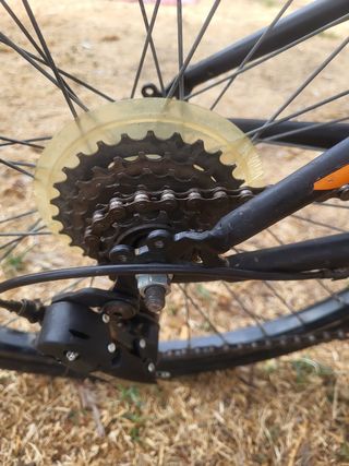 Bicicleta Runfit 24 Sport Negra/Naranja
