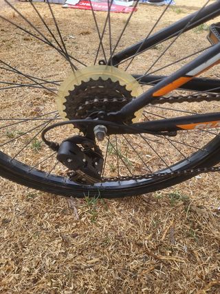 Bicicleta Runfit 24 Sport Negra/Naranja