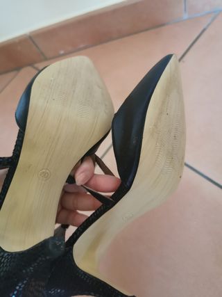 Scarpe eleganti nere tacco 40