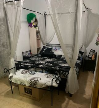 Cama de forja 150 cm