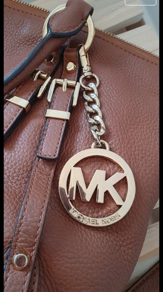 Bolso Michael Kors Marrón y Dorado