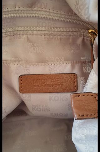 Bolso Michael Kors Marrón y Dorado