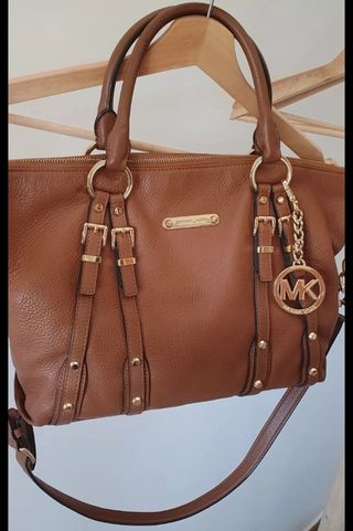 Bolso Michael Kors Marrón y Dorado