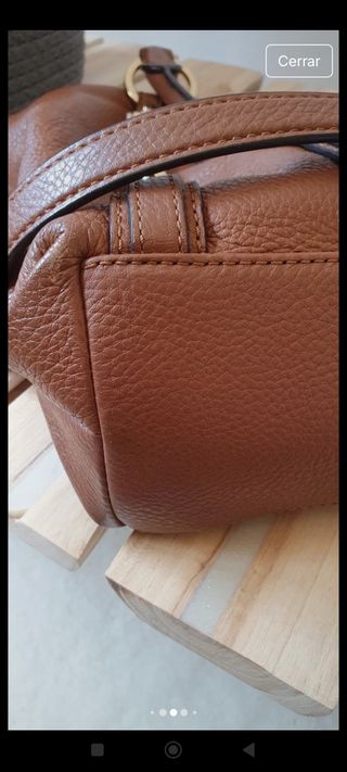 Bolso Michael Kors Marrón y Dorado