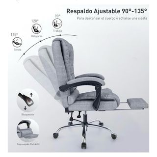 Silla de estudio con reposapiés