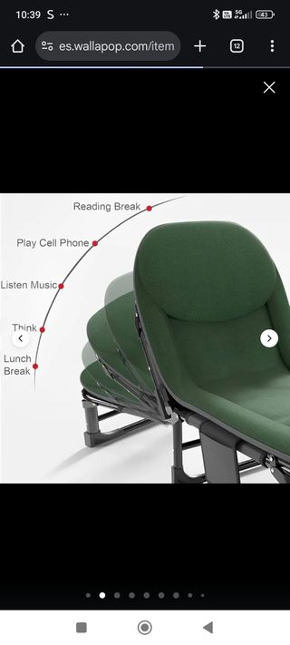 Cama plegable camping