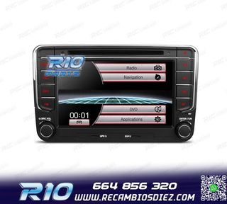 RADIO NAVEGADOR 7" PARA SEAT SKODA VOLKSWAGEN VW USB GPS TAC