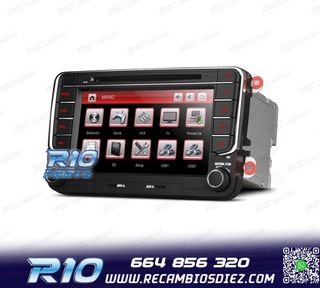 RADIO NAVEGADOR 7" PARA SEAT SKODA VOLKSWAGEN VW USB GPS TAC