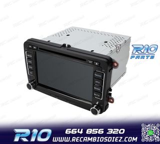 RADIO GPS ANDROID 13 PARA VOLKSWAGEN VW SEAT SKODA TOURAN 7"