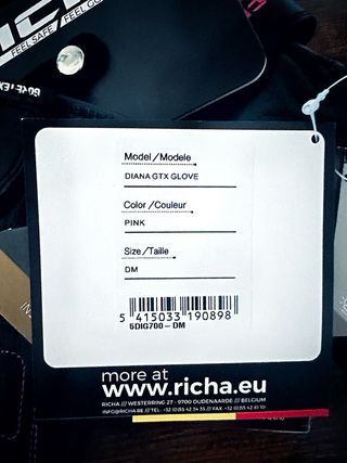 Guantes Moto Richa Gore-Tex Talla M