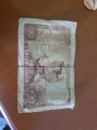 Billete 100 Pesetas España 1965