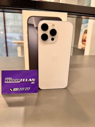 iPhone 16 Pro Max 256GB Titanio BlancoiPhone 16 Pr
