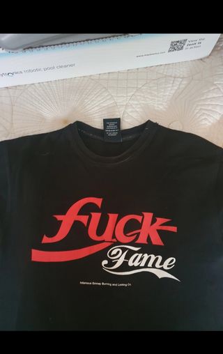 Camiseta Grimey Fuck Fame Negra