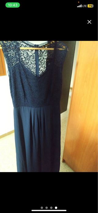 Vestido largo azul. Nuevo! 