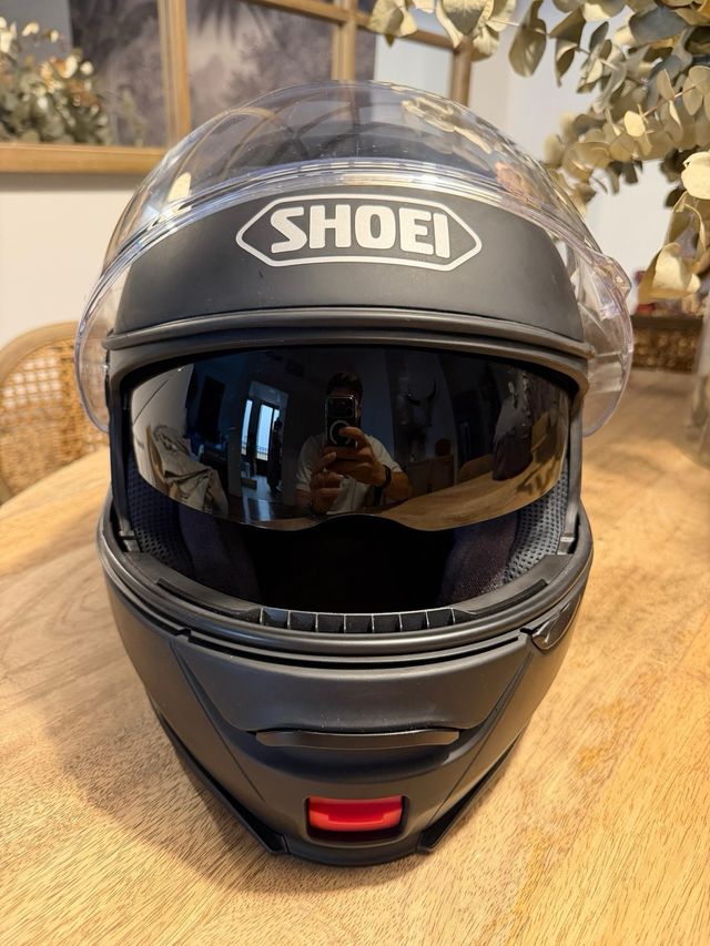 Casco Shoei Moto Talla M Negro